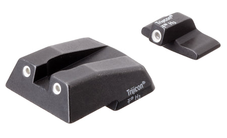 Trijicon 600282 Bright & Tough Night Sights Green Tritium White Outline Front & Rear for H&K .45C/P30/VP9