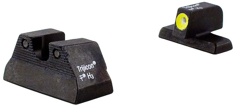 Trijicon 600596 HD Night Sights Green Tritium Yellow Outline Front & Black Outline Rear for H&K USP