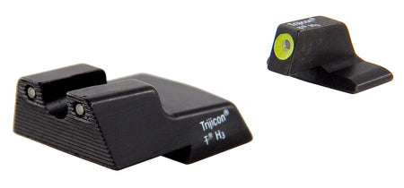 Trijicon 600602 HD Night Sights Green Tritium Yellow Outline Front & Black Outline Rear for H&K .45C/.45C Tactical
