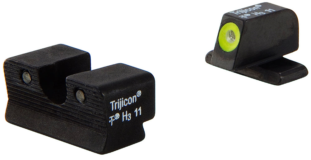 Trijicon 600578 HD Night Sights Green Tritium Yellow Outline Front & Black Outline Rear for Sig P220/P229 #6/#8