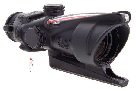 Trijicon ACOG 100213 4x32mm Fixed Riflescope Black Hardcoat Anodized Illuminated Red Triangle Post Reticle