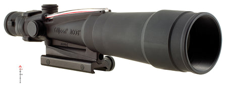 Trijicon ACOG 100173 5.5x50mm Fixed Riflescope Black Hardcoat Anodized Illuminated Red Chevron .223/5.56 BDC Reticle