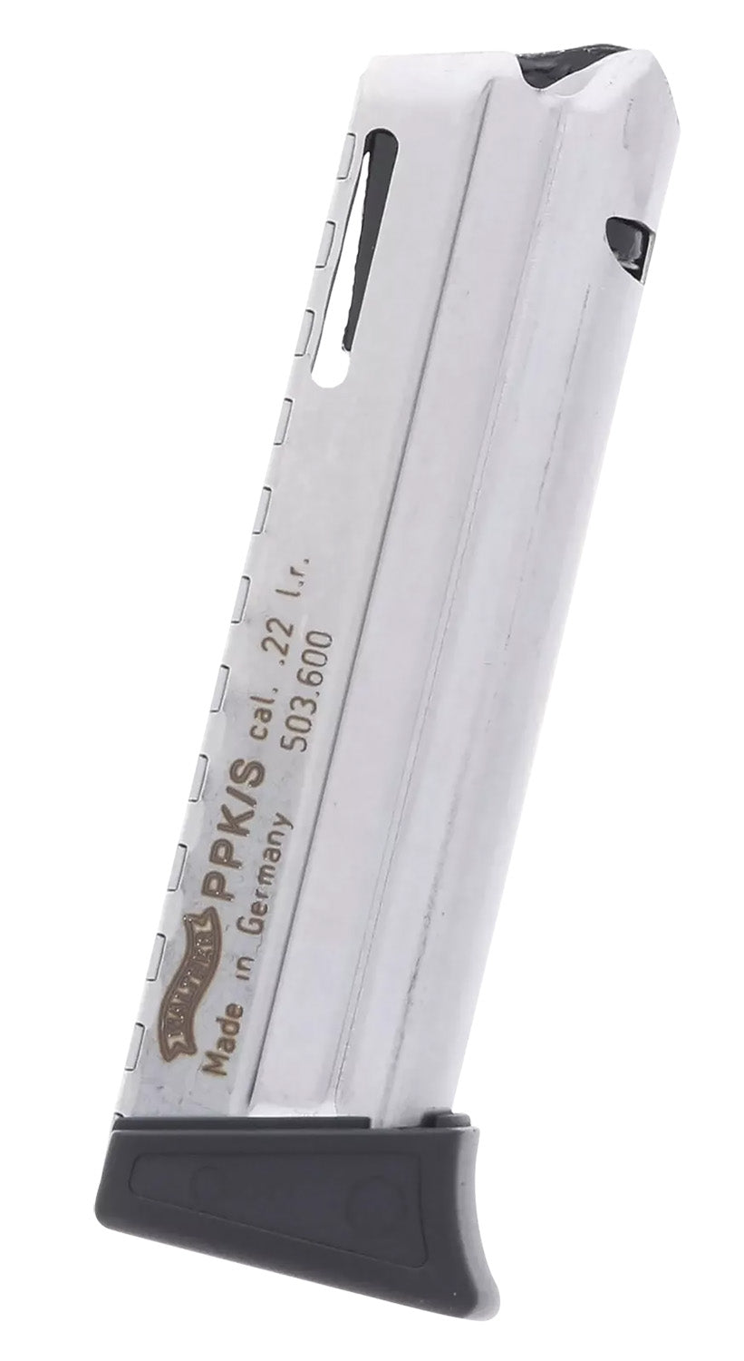Walther Arms 503600 PPK/S 10-Round .22 LR Nickel Polymer Magazine