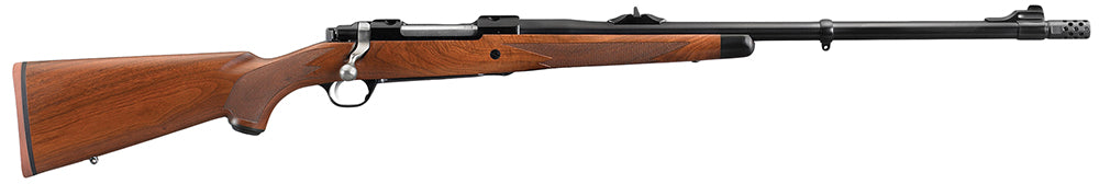 Ruger 47119 Hawkeye African Sports South Exclusive Full Size 300 Win Mag 3+1 23" Satin Blued Threaded Barrel, Satin Blued Steel Receiver w/Integral Scope Mount, American Walnut Fixed Stock, Right Hand