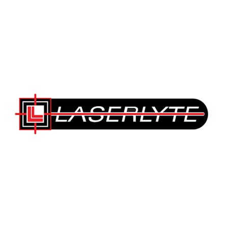 LaserLyte Steel Tyme Laser Trainer Pistol Kit with Target, Blue Laser, Black and Red 1215346