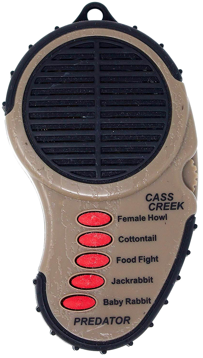 Cass Creek 010 Ergo Electronic Predator Call with 5 Authentic Sounds, Brown Plastic