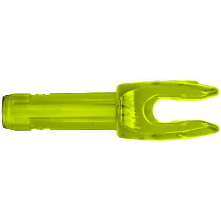 Easton 4mm MicroLite Deep Six Arrow Nocks Lemon Lime 12 pk.