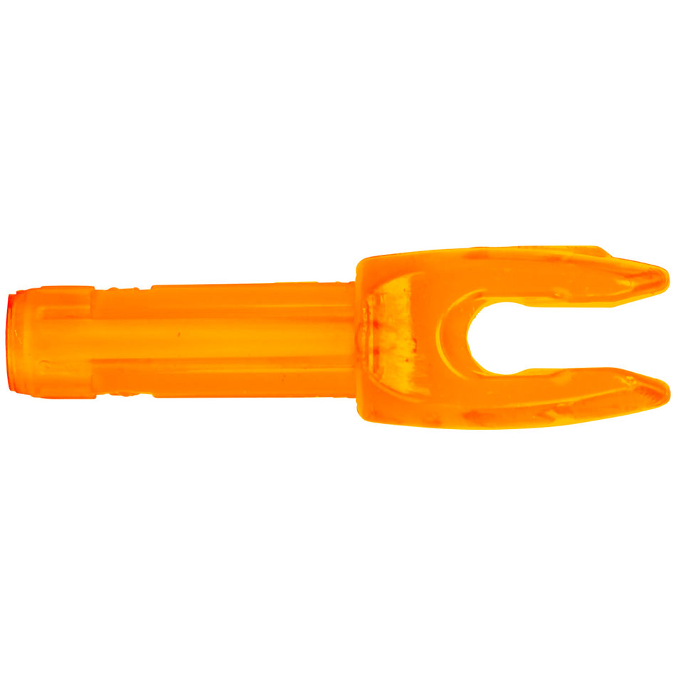 Easton 4mm MicroLite Deep Six Arrow Nocks Orange 12 pk.