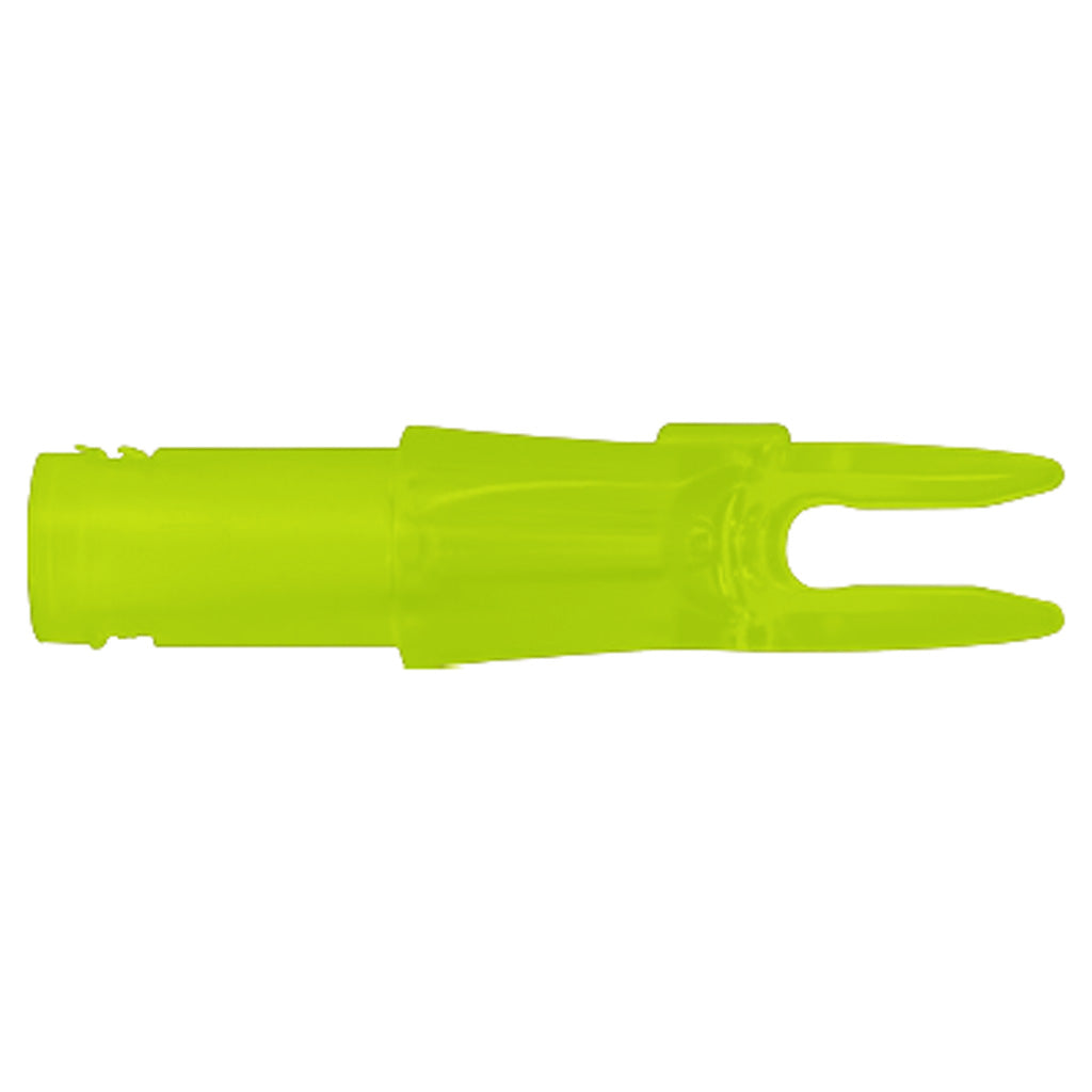 Easton 6.5mm Super 3D Press Fit Arrow Nocks Lemon Lime 12 pk.