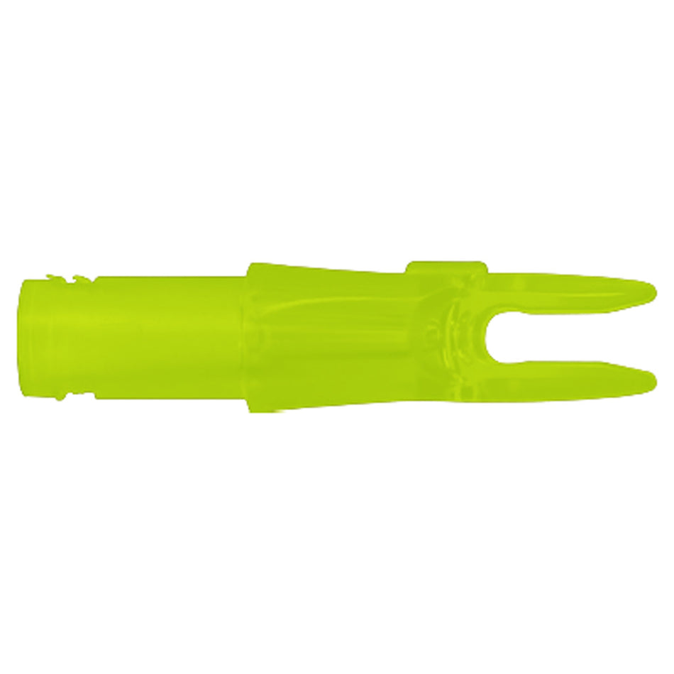 Easton 6.5mm Super 3D Press Fit Arrow Nocks Lemon Lime 12 pk.