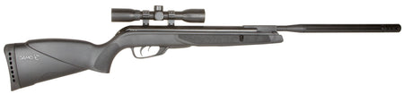 Gamo Wildcat Whisper Gas Piston Air Rifle .177 Cal Single-Shot IGT Break Barrel 4x32mm Scope Black