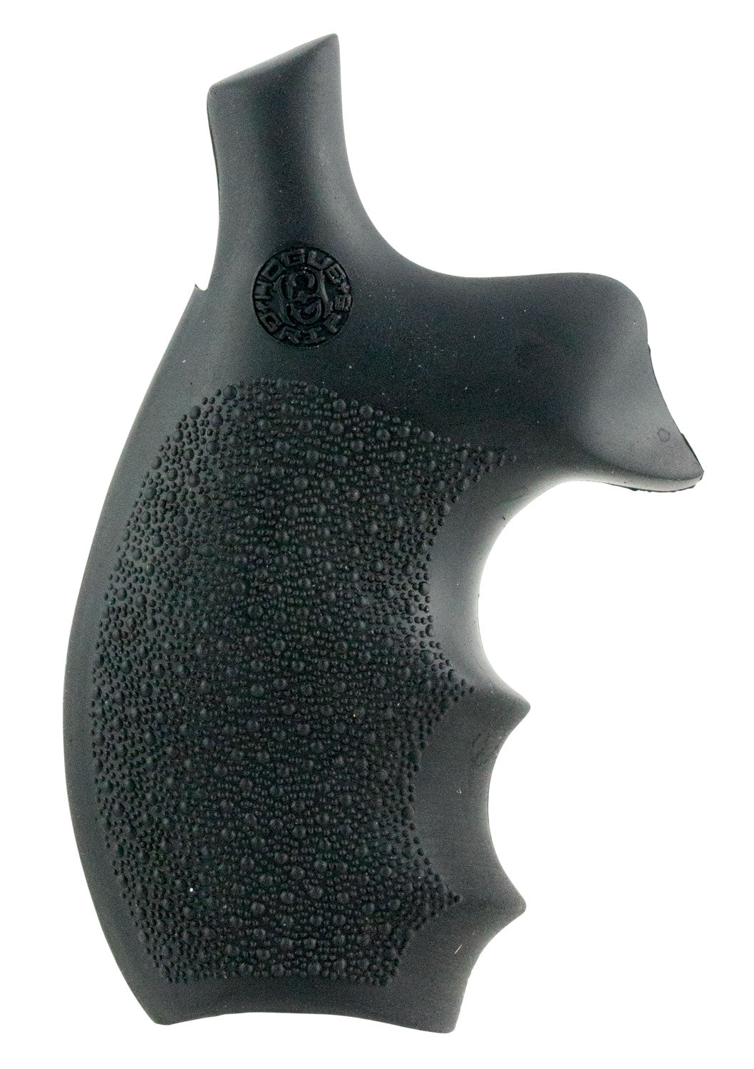 Hogue 62000 Bantam Black Rubber Pistol Grip with Finger Grooves for S&W K and L Frame Round Butt