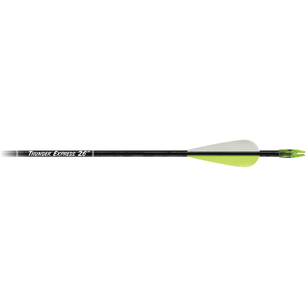 Carbon Express Thunder Express Youth Fiberglass Arrows Black 26 in. 18 pk.