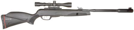 Gamo Whisper Fusion Mach1 Gas Piston Air Rifle .177 Cal IGT Mach 1 33mm Cylinder 3-9x40mm Scope Black