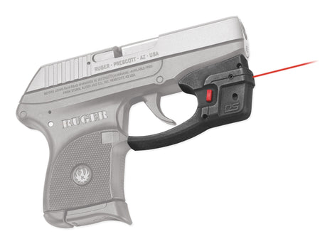 Crimson Trace DS-122 Accu-Guard Defender Series Red Laser Sight for Ruger LCP, Trigger Guard Mount, Black Polymer
