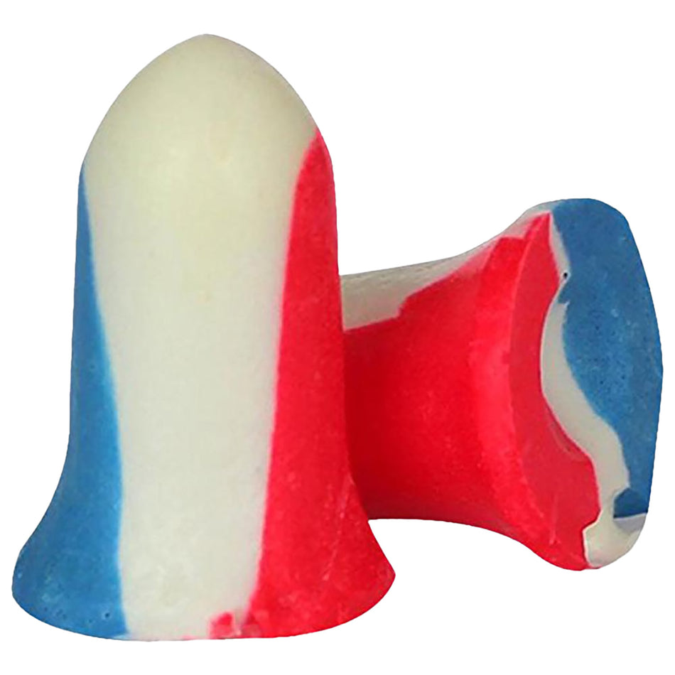 Howard Leight R01891 USA Shooters Foam Earplugs NRR 33 dB Red/White/Blue Adult 10 Pair