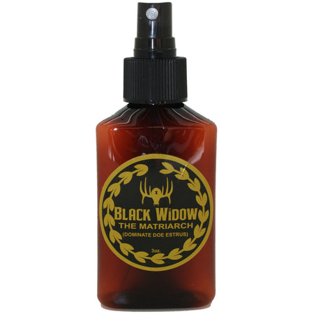 Black Widow The Matriarch Premium Estrus Deer Urine Attractant 3 oz.