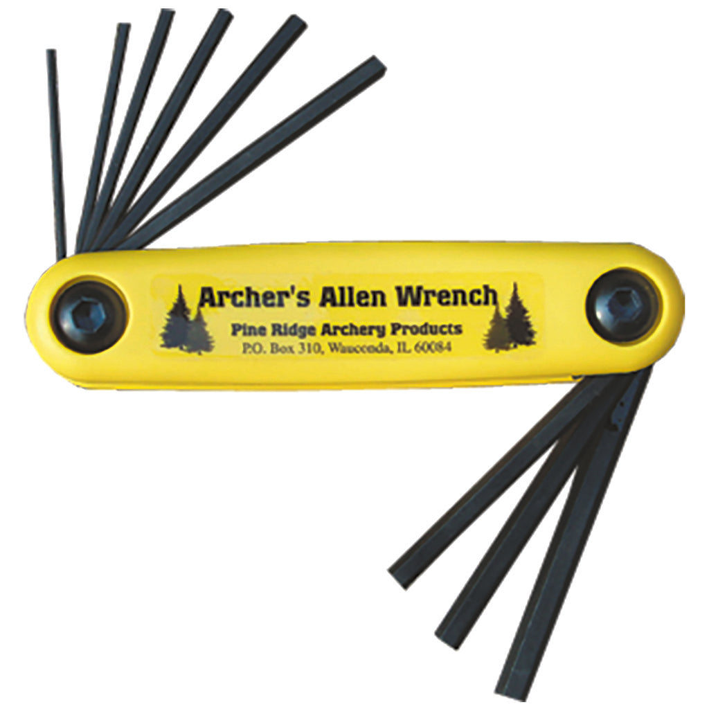 Pine Ridge Archers Allen Wrench Set XL 5/64 to 1/4 in. 9-Piece