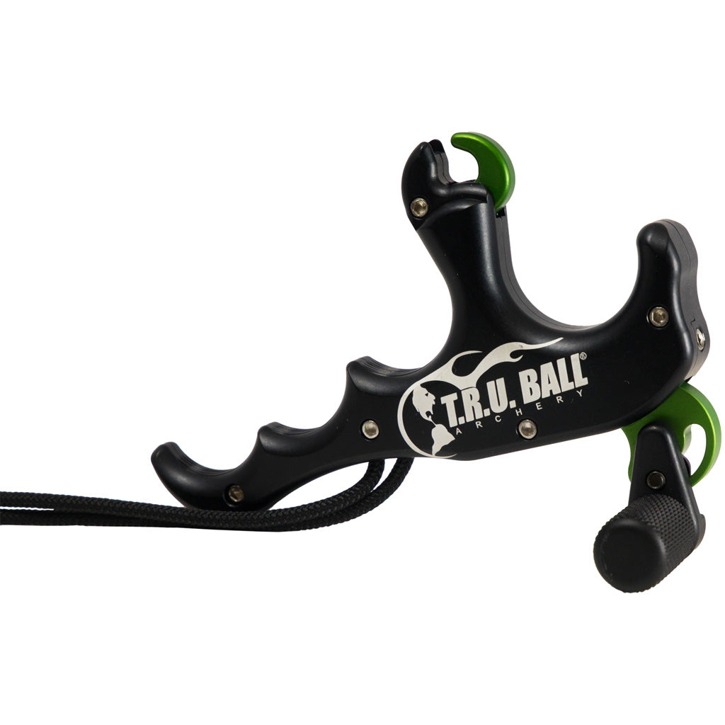 Tru Ball T-Rex Bone Collector 4 Finger Thumb Release Black