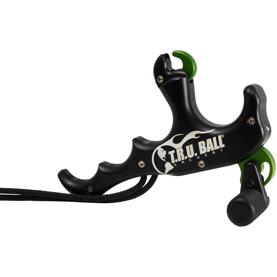 Tru Ball T-Rex Bone Collector 4 Finger Thumb Release Black
