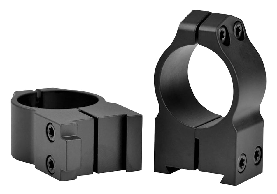 Warne 2BM Maxima Matte Black Steel 1" High Scope Rings Vertical Split Dovetail Fits CZ 550