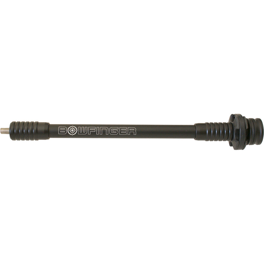 Bowfinger XL Hunter Bow Stabilizer Black 12 in Carbon Fiber