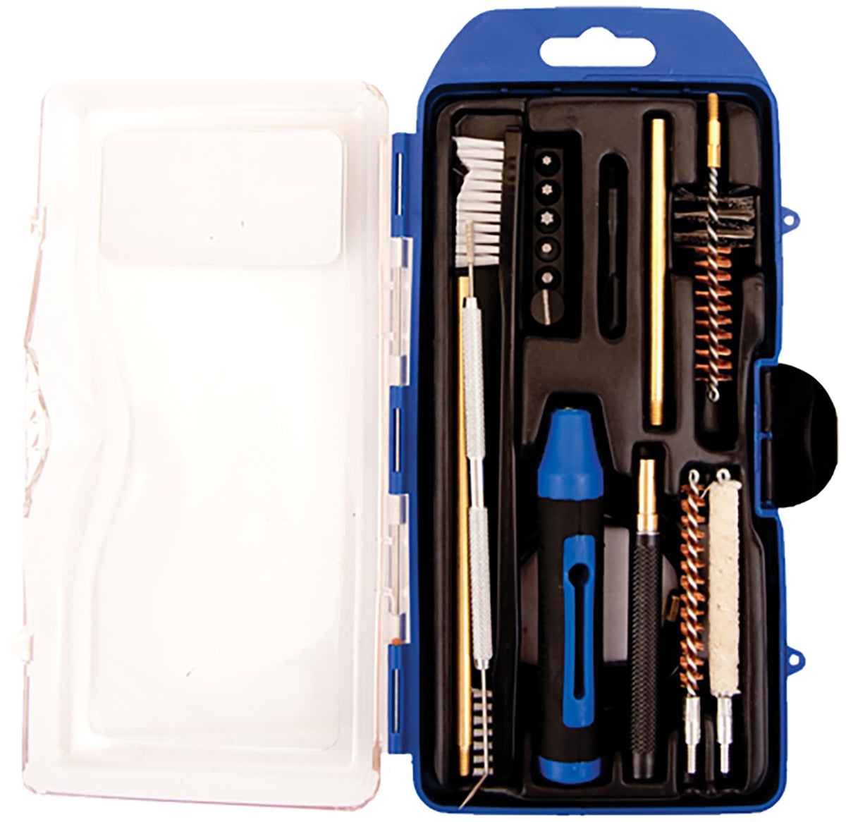 DAC GunMaster AR-15 223/5.56 Rifle Cleaning Kit 17 Pieces Black/Blue