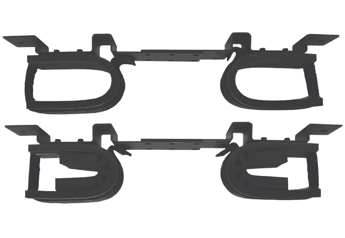 Rugged Gear 10075 Overhead Black Steel Gun Rack Holds 2 Rifles or Shotguns