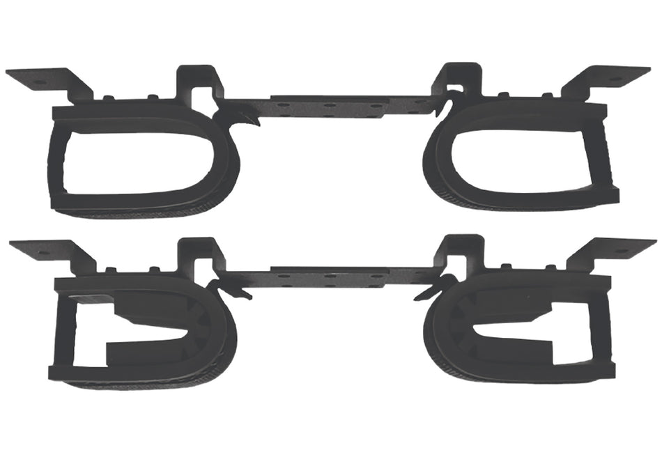 Rugged Gear 10075 Overhead Black Steel Gun Rack Holds 2 Rifles or Shotguns