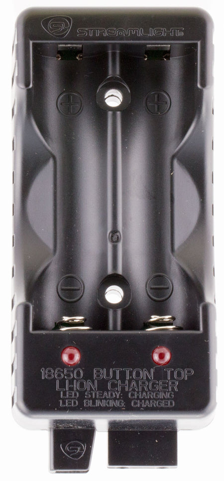 Streamlight 22100 Dual-Channel 18650 Li-ion Battery Charger Black 2-Bay