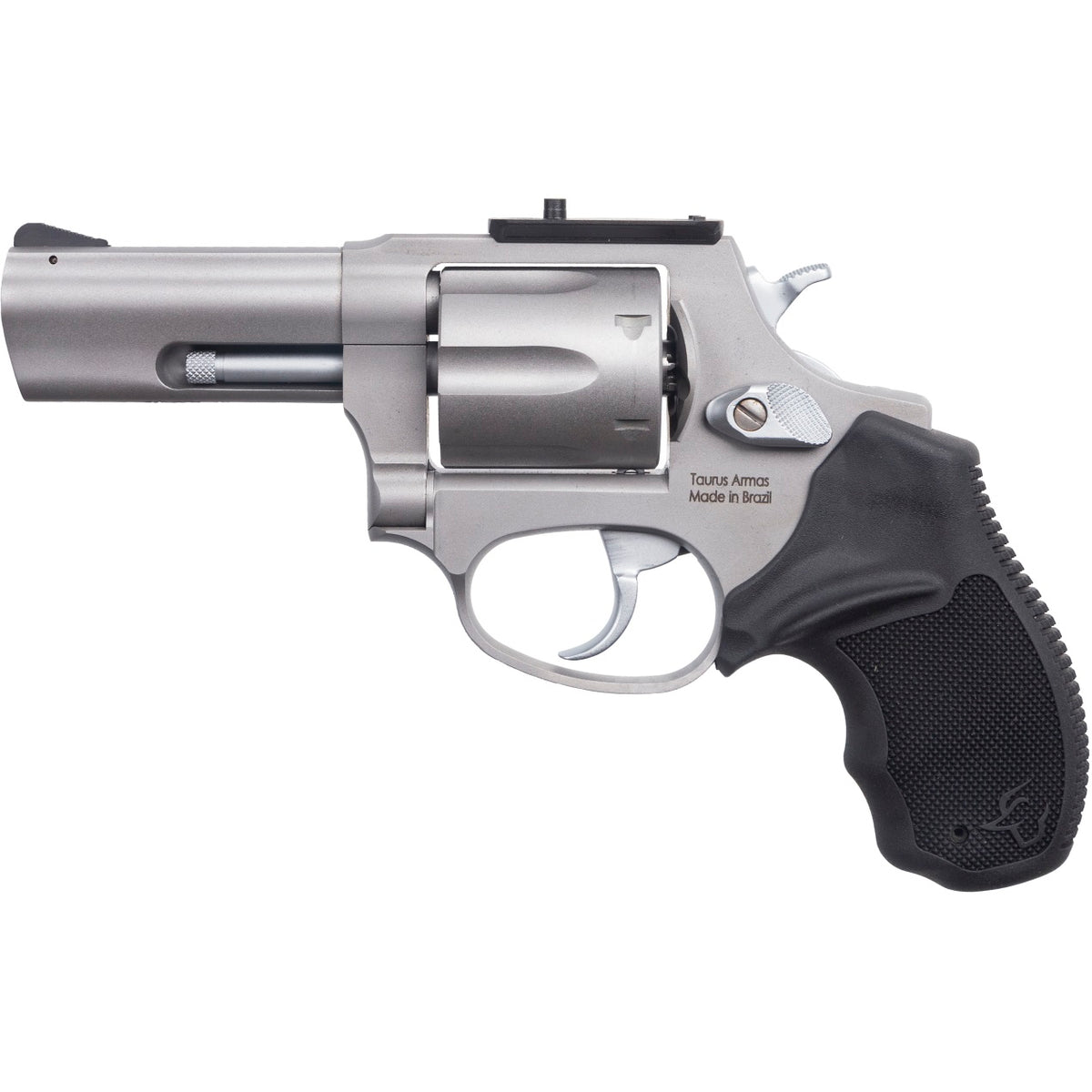 Taurus 2-856P39 856 T.O.R.O. Small 38 Special +P 6 Shot 3" Matte Stainless Steel Barrel, Cylinder & Frame, Black Rubber Grip, Transfer Bar Safety, Exposed Hammer