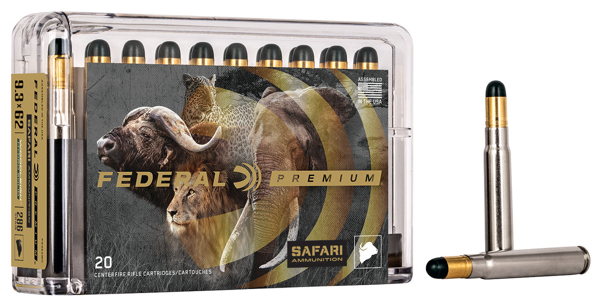 Federal Premium Safari Cape-Shok 9.3x62mm Mauser 286 gr CSHP ammo