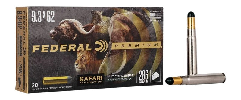Federal Premium Safari Cape-Shok 9.3x72mmR 286 gr CSHP ammo