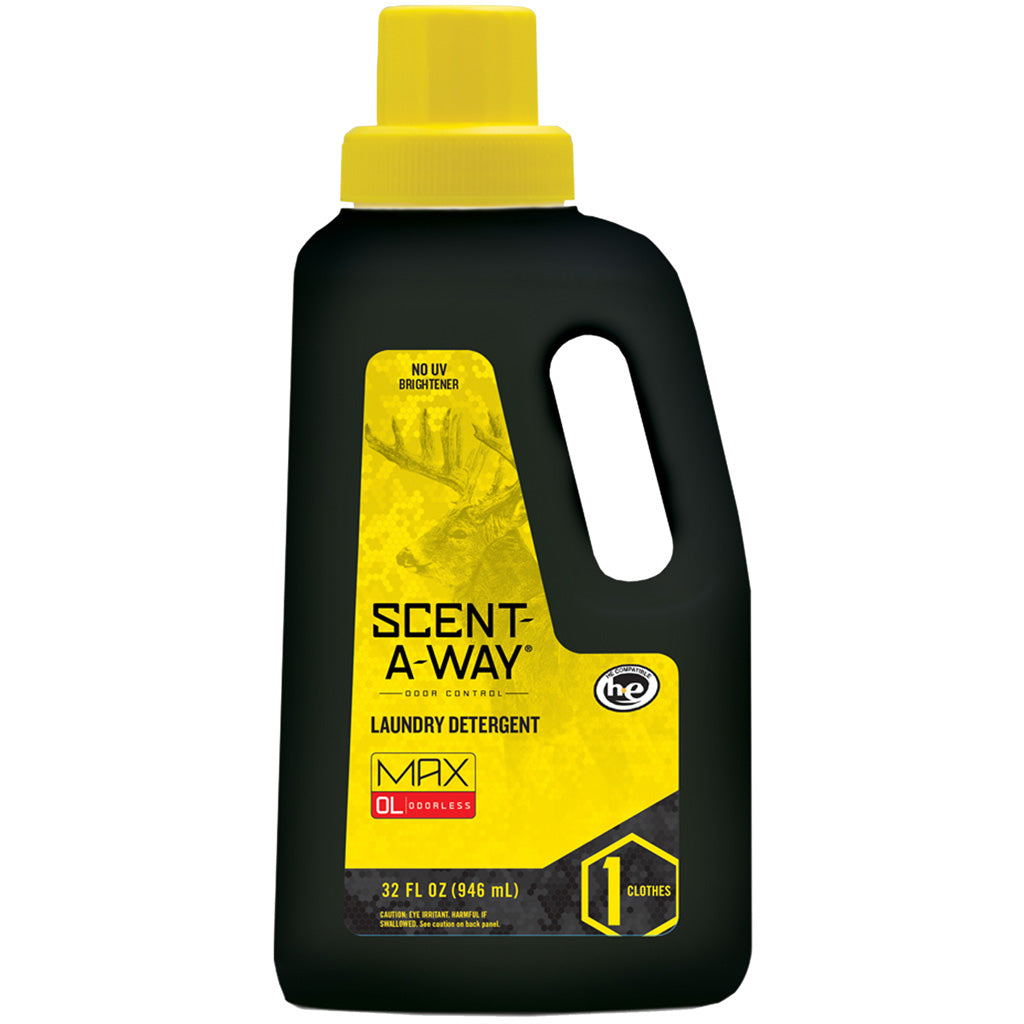 Scent-A-Way MAX Odorless Laundry Detergent 32 oz.