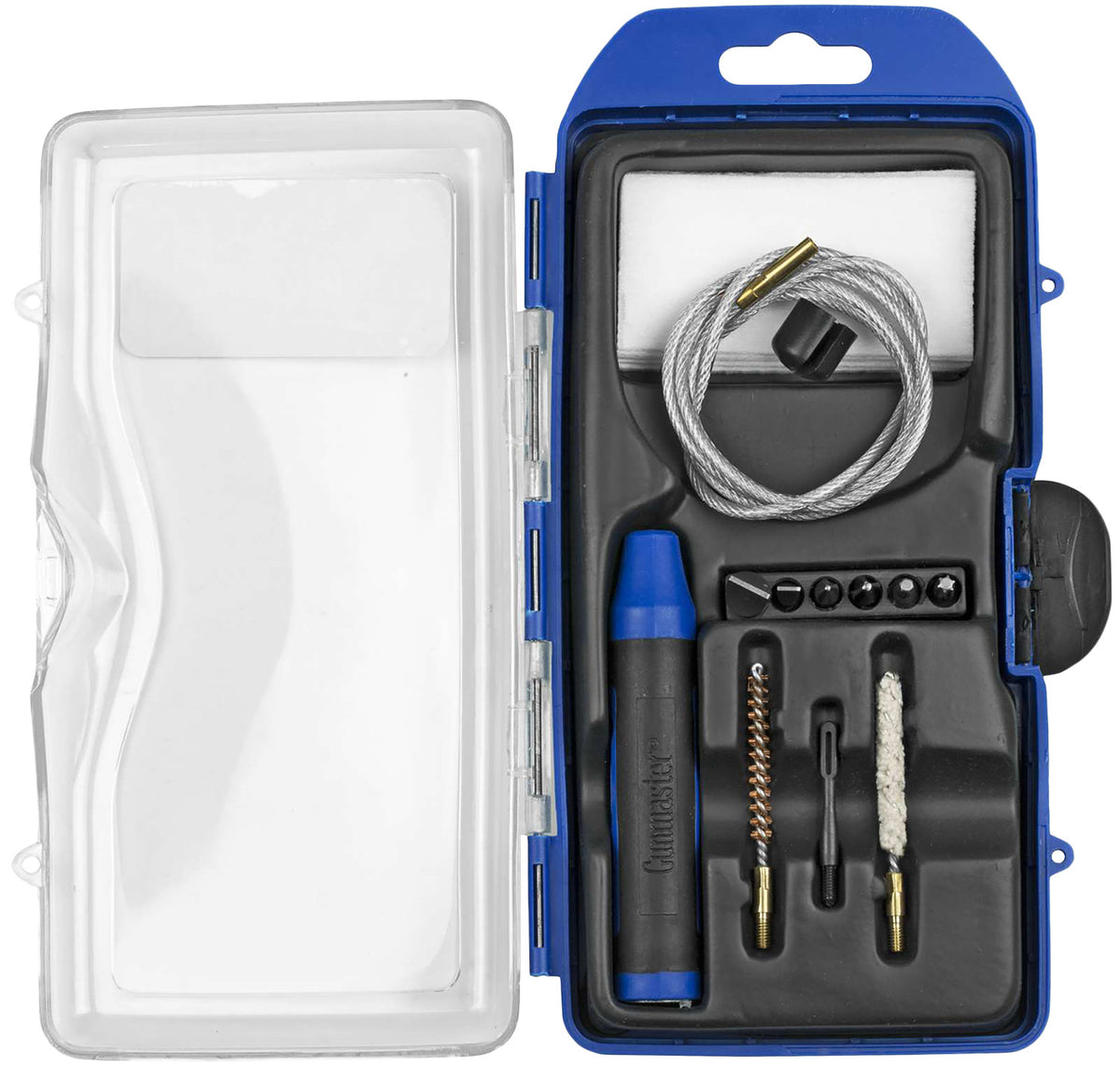 DAC GM17R GunMaster 17 Cal Rifle Cleaning Kit - 14 Pieces, Black/Blue