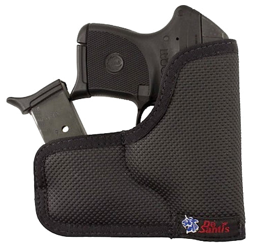 DeSantis Gunhide Nemesis Ammo Pocket Holster Black Rubberized Fabric Fits Kel-Tec P-3AT/P32 Ambidextrous