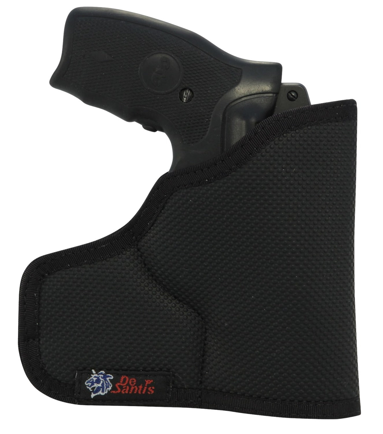 DeSantis Gunhide Nemesis Ammo Pocket Holster Rubberized Fabric Fits S&W J Frame 2" Barrel Ambidextrous