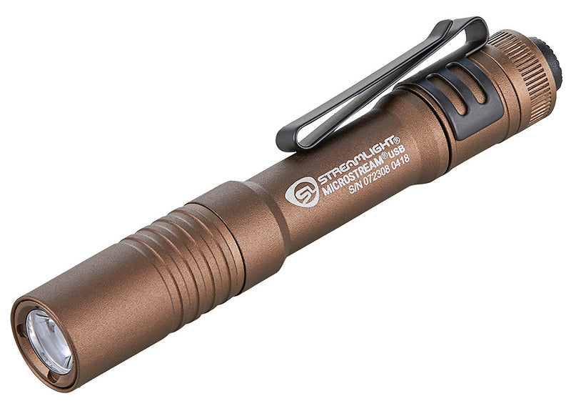 Streamlight Microstream USB Rechargeable Pocket Light Coyote 250 Lumens