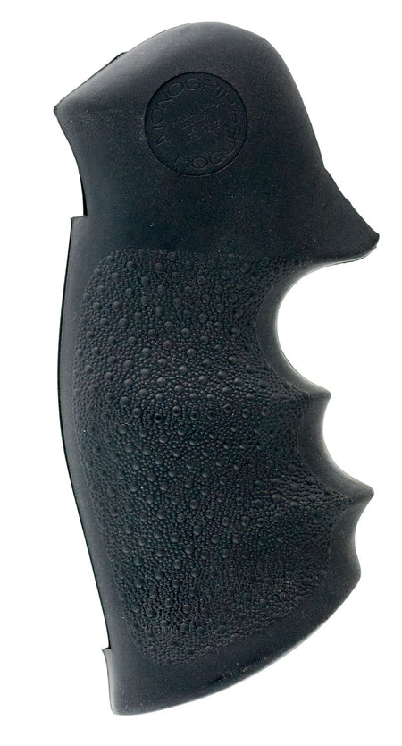 Hogue 10000 Black Rubber Monogrip with Finger Grooves for S&W K/L Frame Square Butt