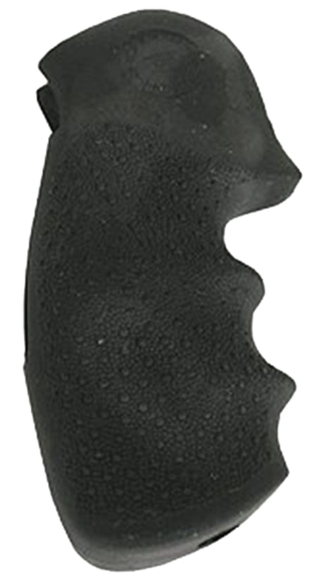 Hogue 25000 Black Rubber Monogrip with Finger Grooves for S&W N Frame Round Butt