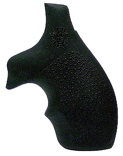 Hogue 61000 Black Rubber Bantam Grip with Finger Groove for S&W J Frame Round Butt
