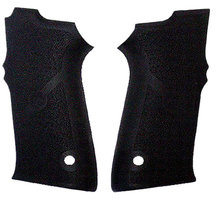 Hogue 40010 Black Rubber Grip Panels for S&W 5906 and 4006
