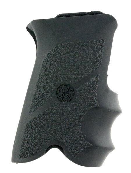 Hogue 85000 Black Rubber Grip with Finger Grooves for Ruger P85 and P91
