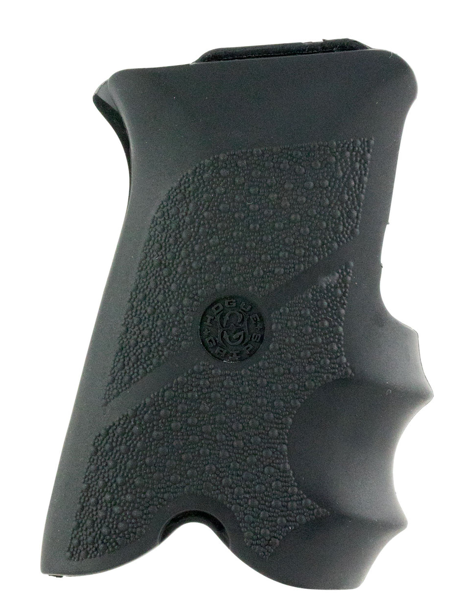 Hogue 85000 Black Rubber Grip with Finger Grooves for Ruger P85 and P91