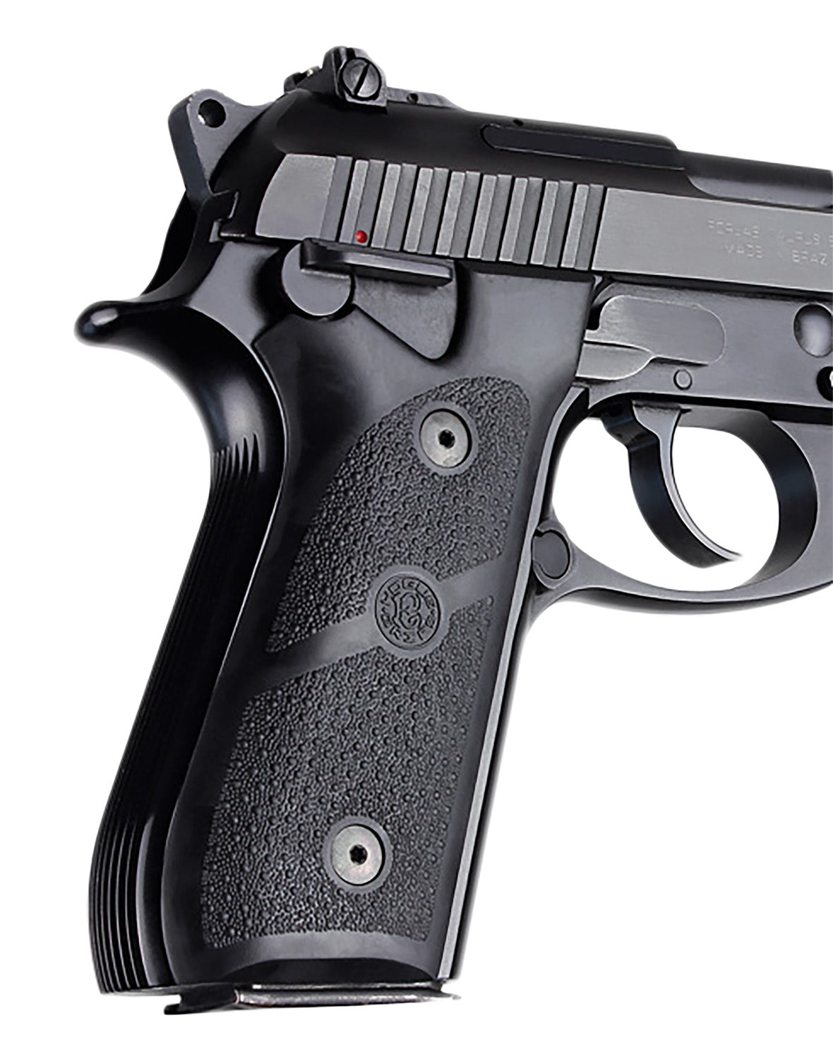Hogue 99010 Black Rubber Grip Panels for Taurus PT-92 and PT-99