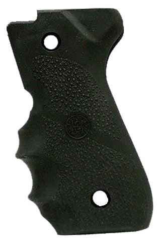Hogue 92000 Black Rubber Grip with Finger Grooves for Beretta 92F and 96