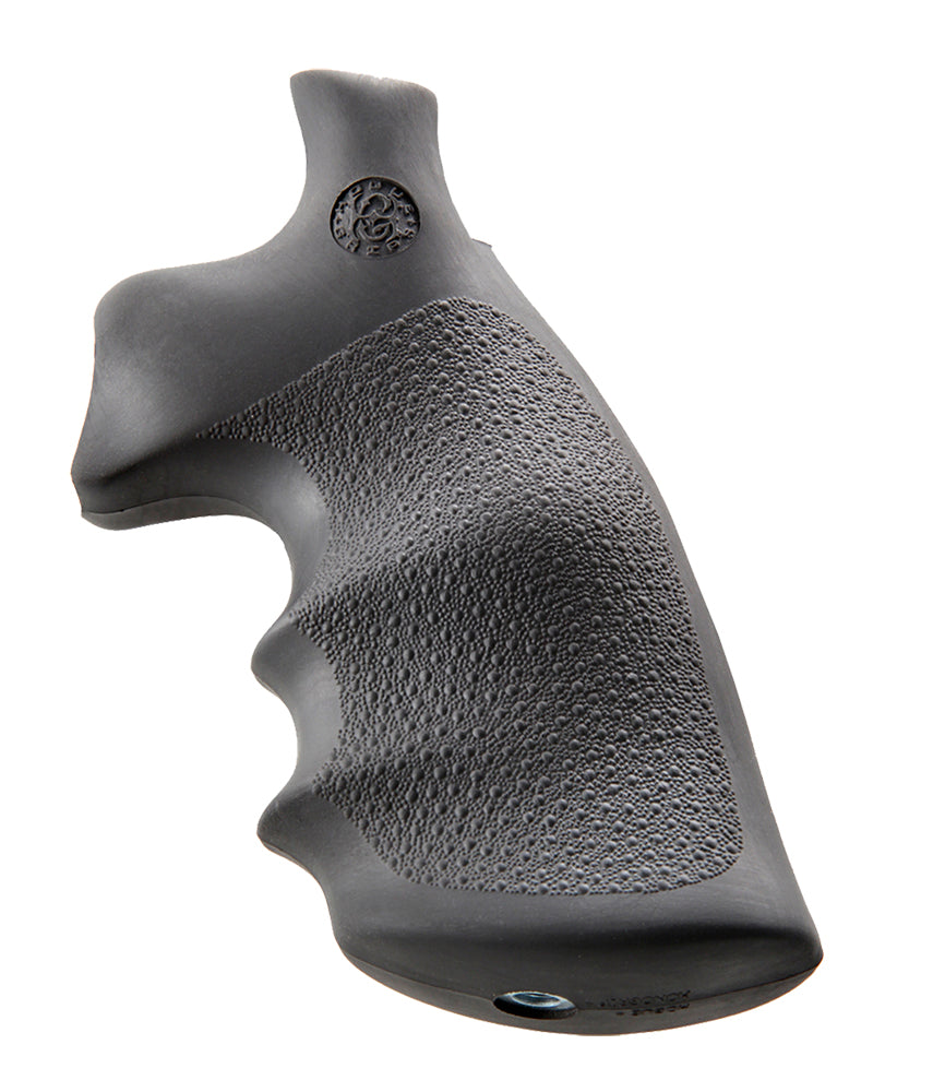 Hogue 19002 Conversion Monogrip Black Rubber with Finger Grooves for S&W K L Frame Round Butt