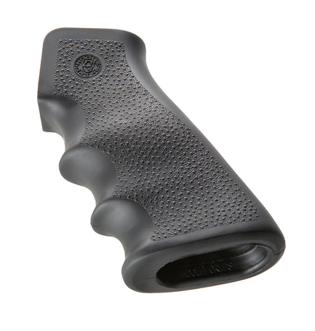 Hogue 15000 OverMolded Black Rubber Grip with Finger Grooves for AR-15 and M16