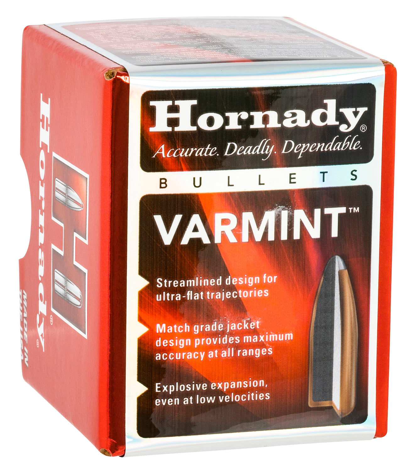 Hornady Traditional Varmint .224 Diameter 55gr Spire Point Bullets 100 Per Box