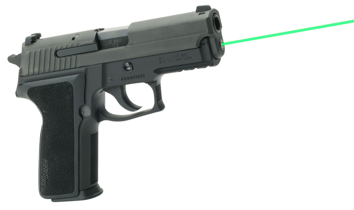 LaserMax Green Guide Rod Laser for Sig Sauer P228/P229 Black